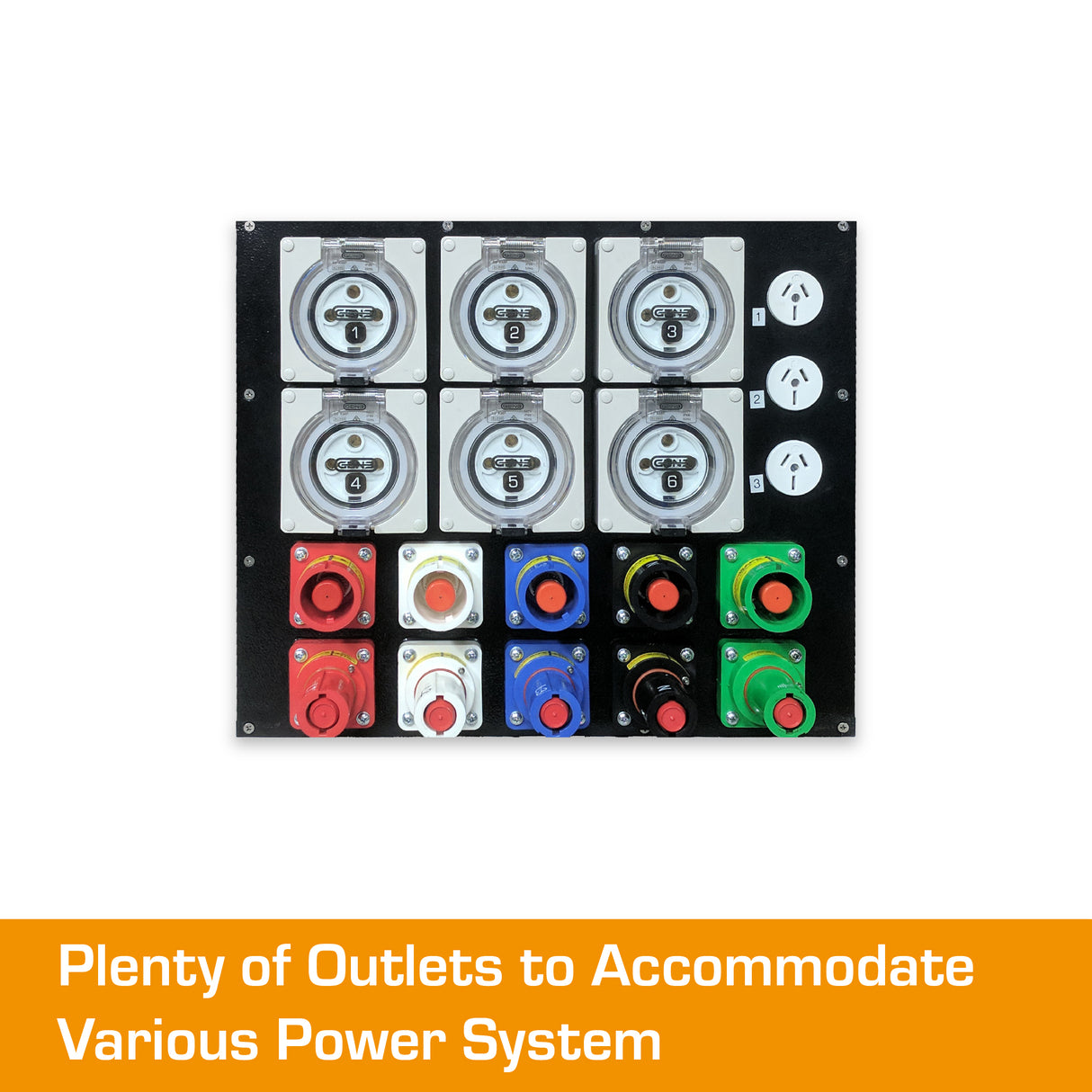 8RU 400A Rack Mount Distribution Board