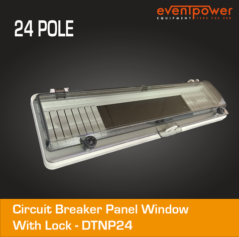 24 Pole Panel window cover with lock