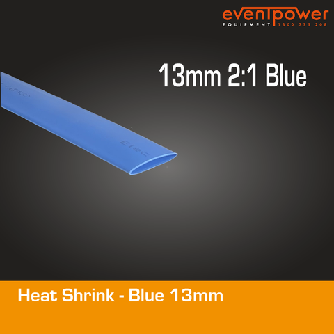 Heatshrink - 13mm 2:1 Blue 1m