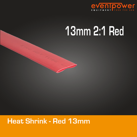 Heatshrink - 13mm 2:1 Red 1m