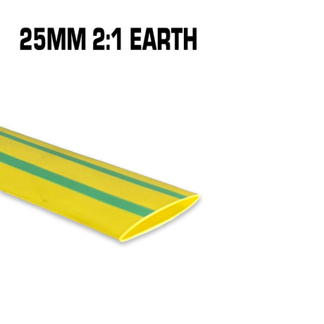 25mm earth heat shrink.