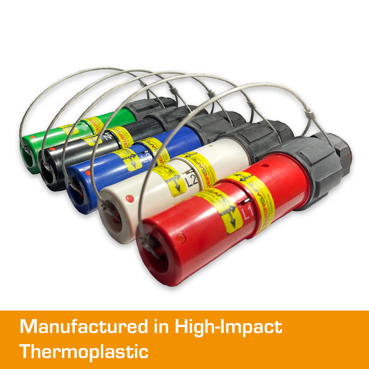 POWERSAFE Line Drain Black IP67 Environmental Cap