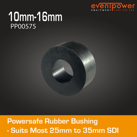 Rubber Bushing 10mm-16mm - suits most 25mm to 35mm SDI
