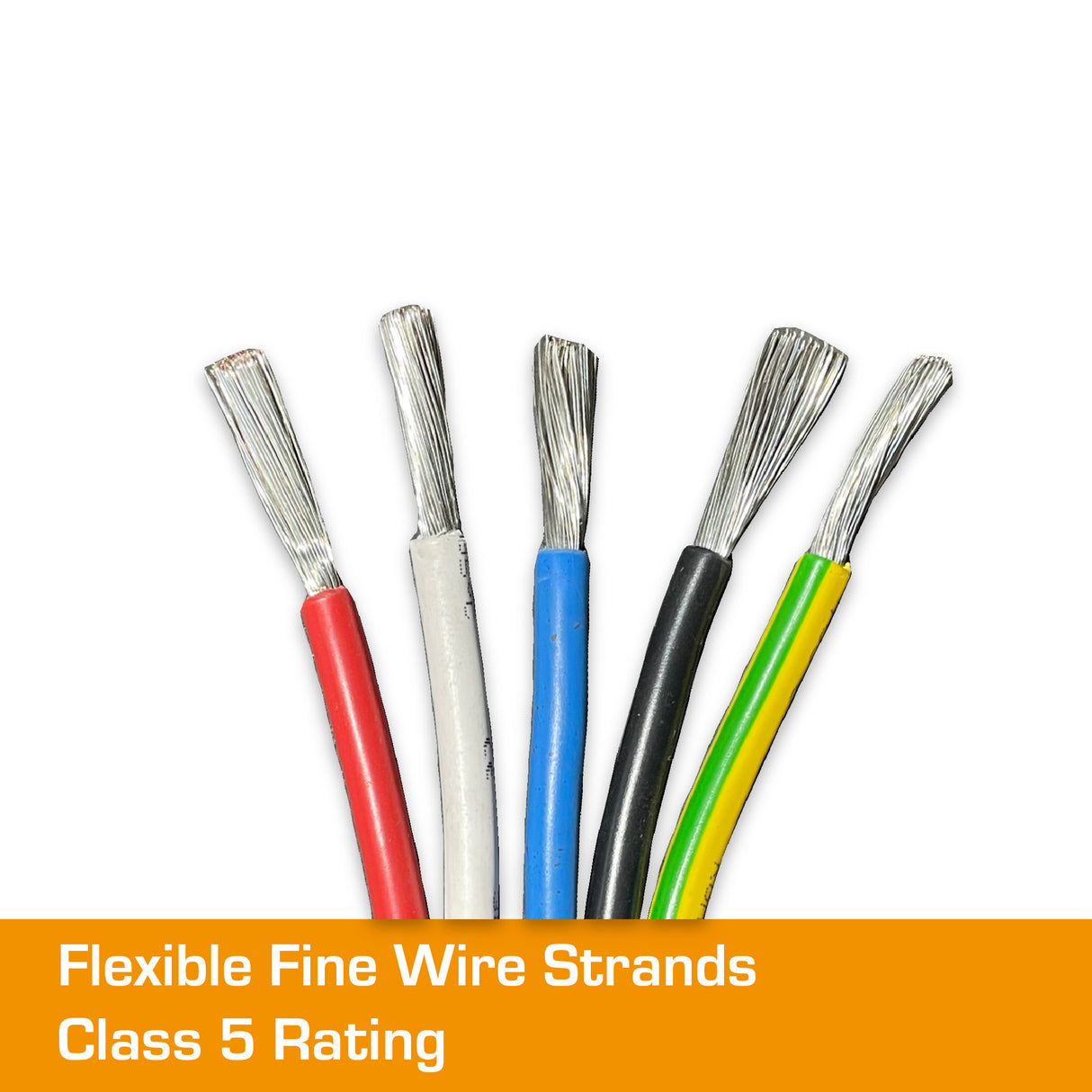 1.5mm² V90HT PVC 0.6/1kV Single Core Flex Cable Blue 100m