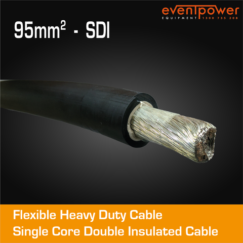 95mm Black Flex Cable