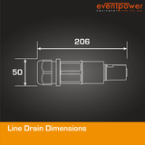 PowerSafe Line Drain 500A White