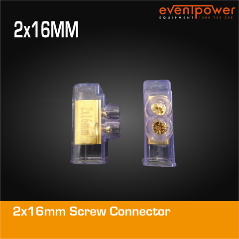 2x16mm Screw Connector