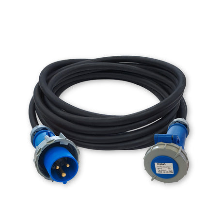 Round Pin Single Phase Extension Leads (CEEform)