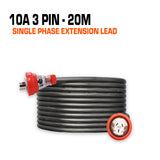 10 amp extension lead flat pin 20 metres