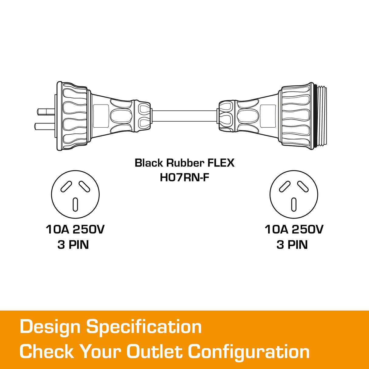 10 amp extension lead plug and socket