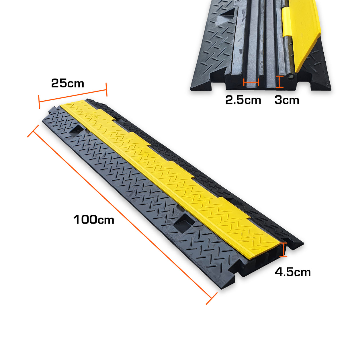 cable cover protectors dimensions 2 channel