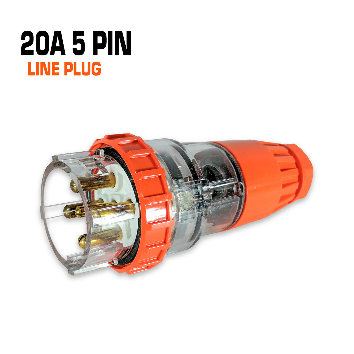 Australian 20 amp 5 pin line plug.