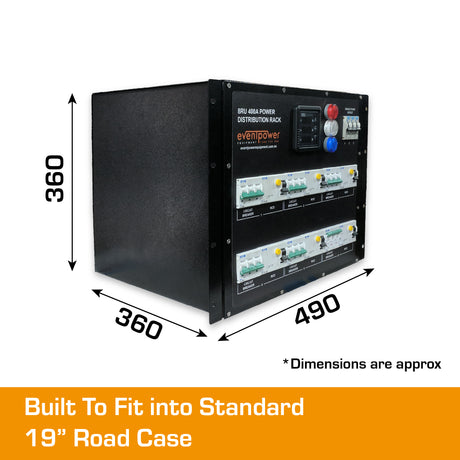 8RU 400A Rack Mount Distribution Board