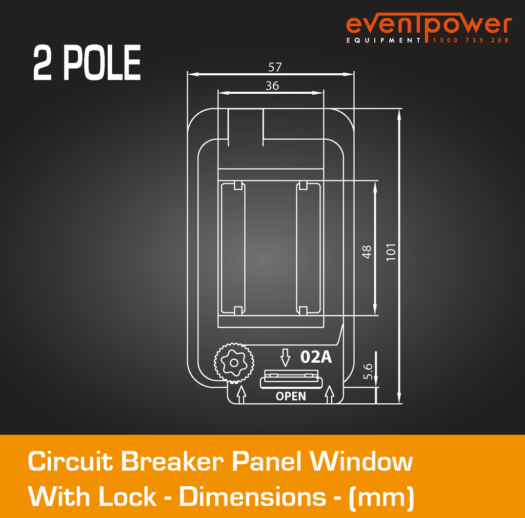 Two Channel Power Window Module 2 Pole Panel window with lock – EVENTPOWER EQUIPMENT