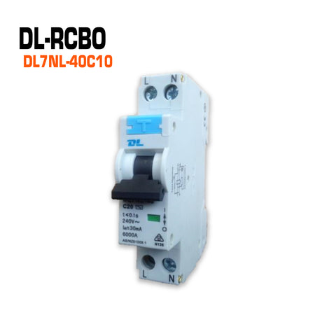 DL Circuit Breaker RCBO 1P 10 Amp C Curve.