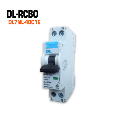 DL Circuit Breaker RCBO 1P 16 Amp C Curve.