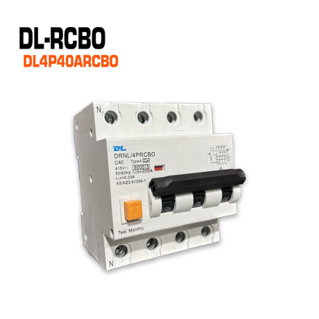 DL Circuit Breaker RCBO 3P 40 Amp C Curve.