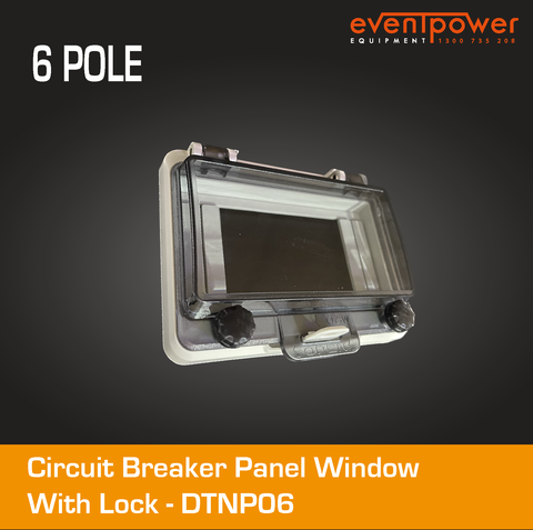 6 Pole Panel window cover with lock