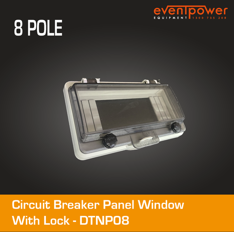8 Pole Panel window cover with lock