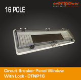 16 Pole Panel window cover with lock