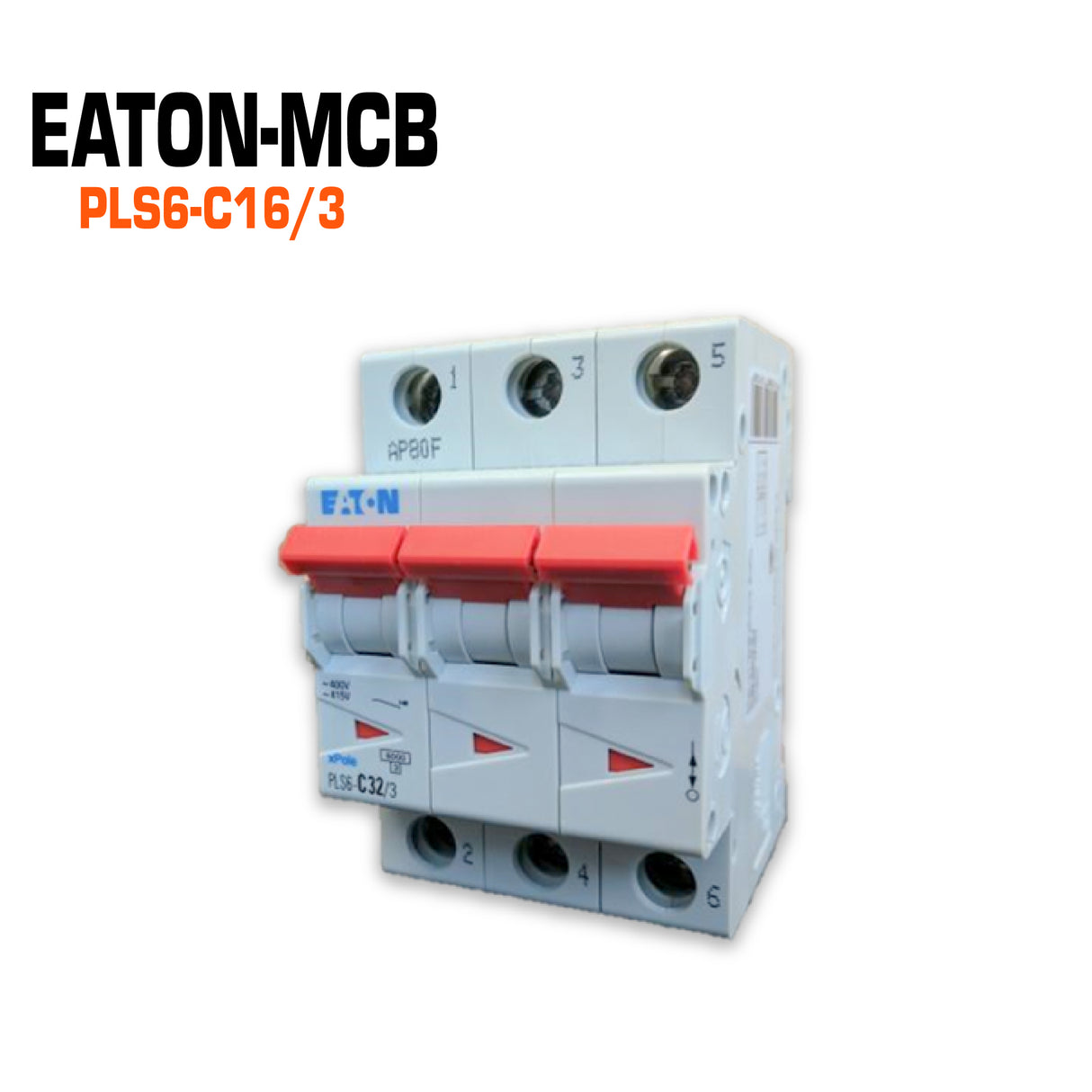 Eaton Circuit Breaker MCB 3P 16 Amp C Curve.