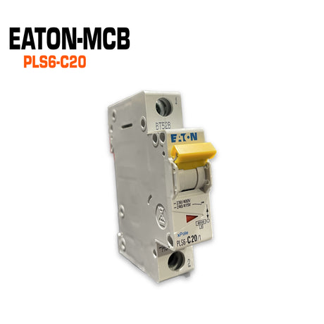 Eaton Circuit Breaker MCB 1P 20 Amp C Curve.