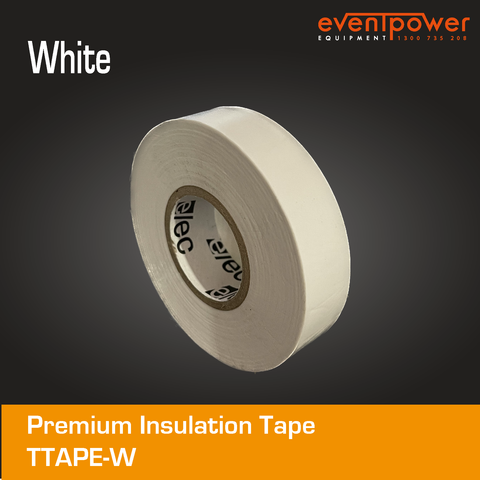 Premium Electrical Insulation Tape  - White