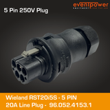 Wieland RST20i5 Line Plug G5 10-14mm clamp