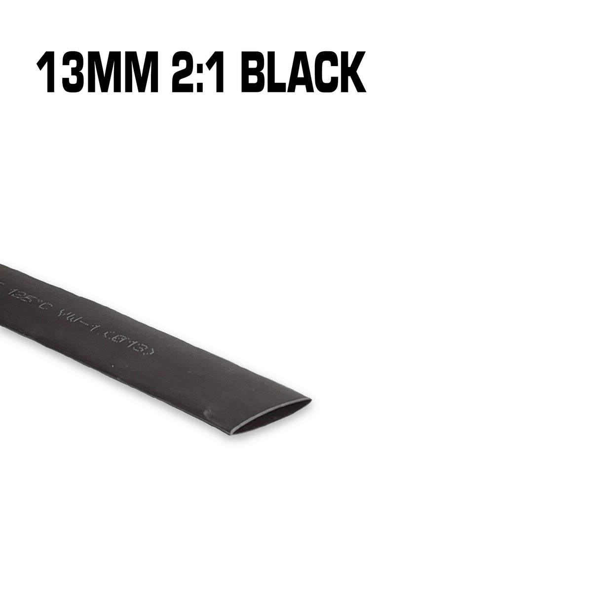 13mm black heat shrink.