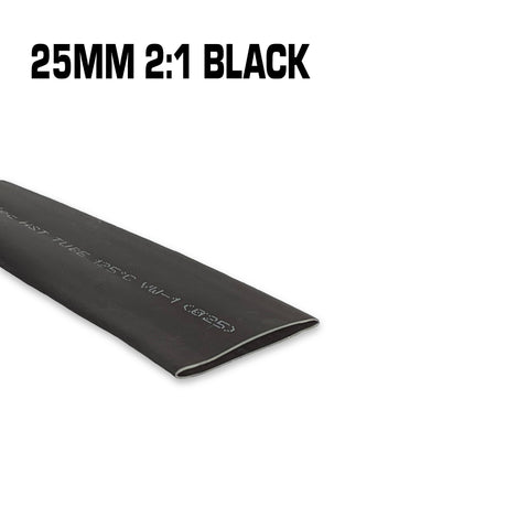 25mm black heat shrink.