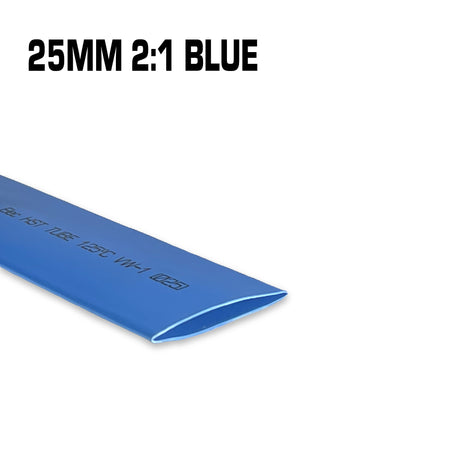 25mm blue heat shrink.