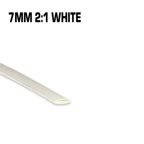 7mm white heat shrink.