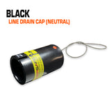 Powersafe black line drain cap.