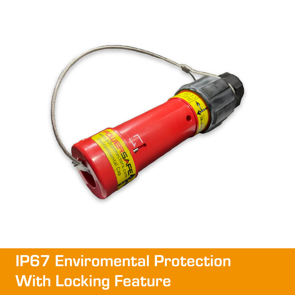 POWERSAFE Line Source Red IP67 Environmental Cap