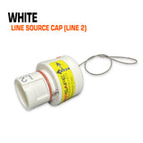 Powersafe white line source cap.