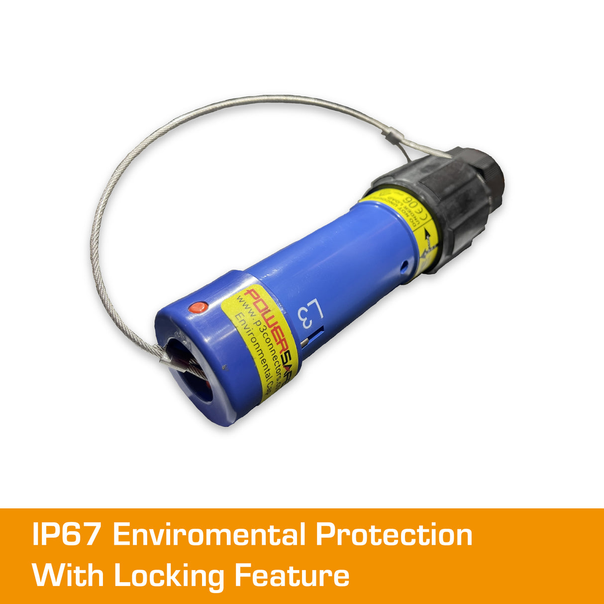 POWERSAFE Line Source Blue IP67 Environmental Cap