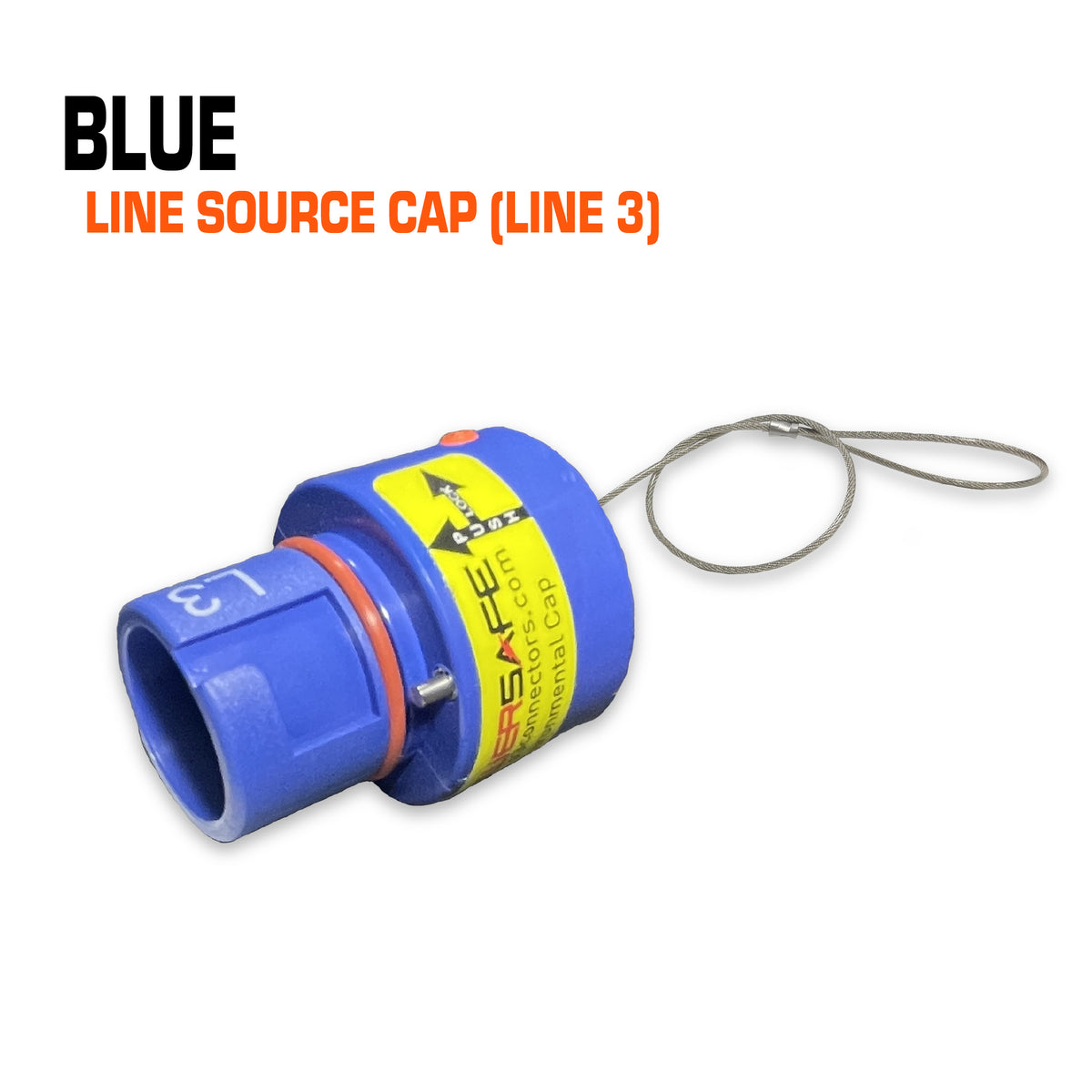 Powersafe Source POWERSAFE Line Source Blue IP67 Environmental Cap – EVENTPOWER EQUIPMENT