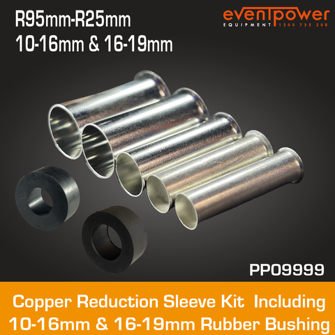 Reduction Sleeve Kit R95 - R25 with both Rubber Bushing