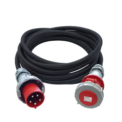 63 Amp 3 Phase CEEform Extension Lead 5 Pin - 2M – EVENTPOWER EQUIPMENT