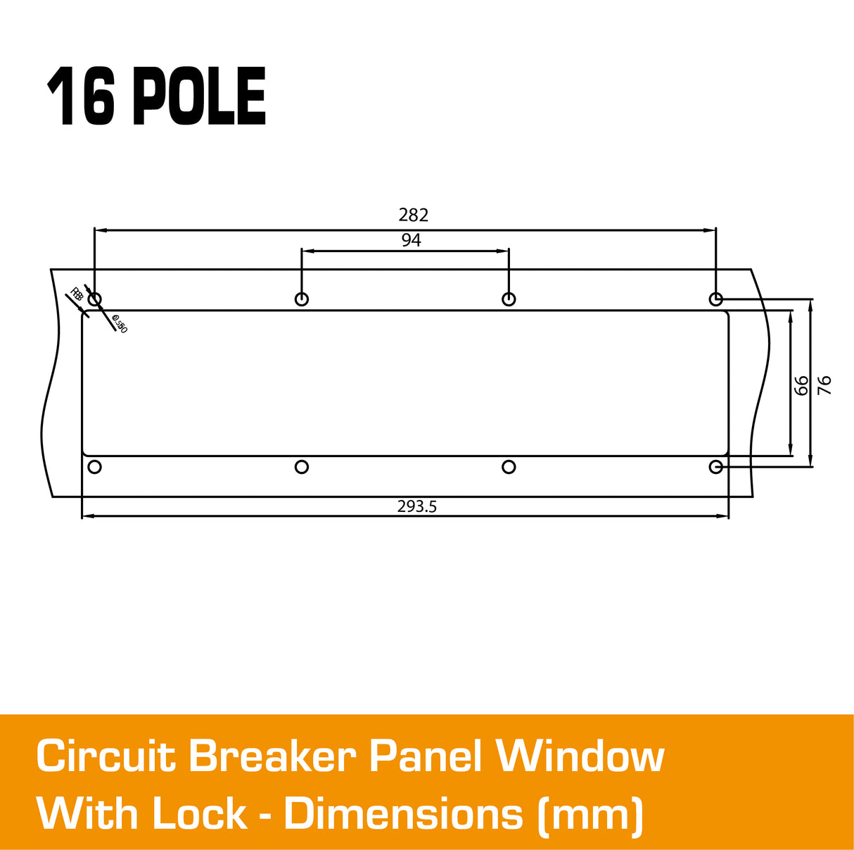 16 Pole Panel Window Cover With Lock