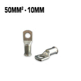 50mm² copper cable lug with a 10mm hole.