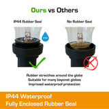 b22 extension lead ip44 rubber seal compared to others.