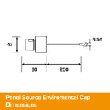 POWERSAFE Panel Source Green IP67 Environmental Cap