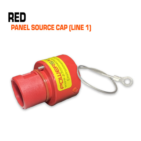 Powersafe red panel source cap.