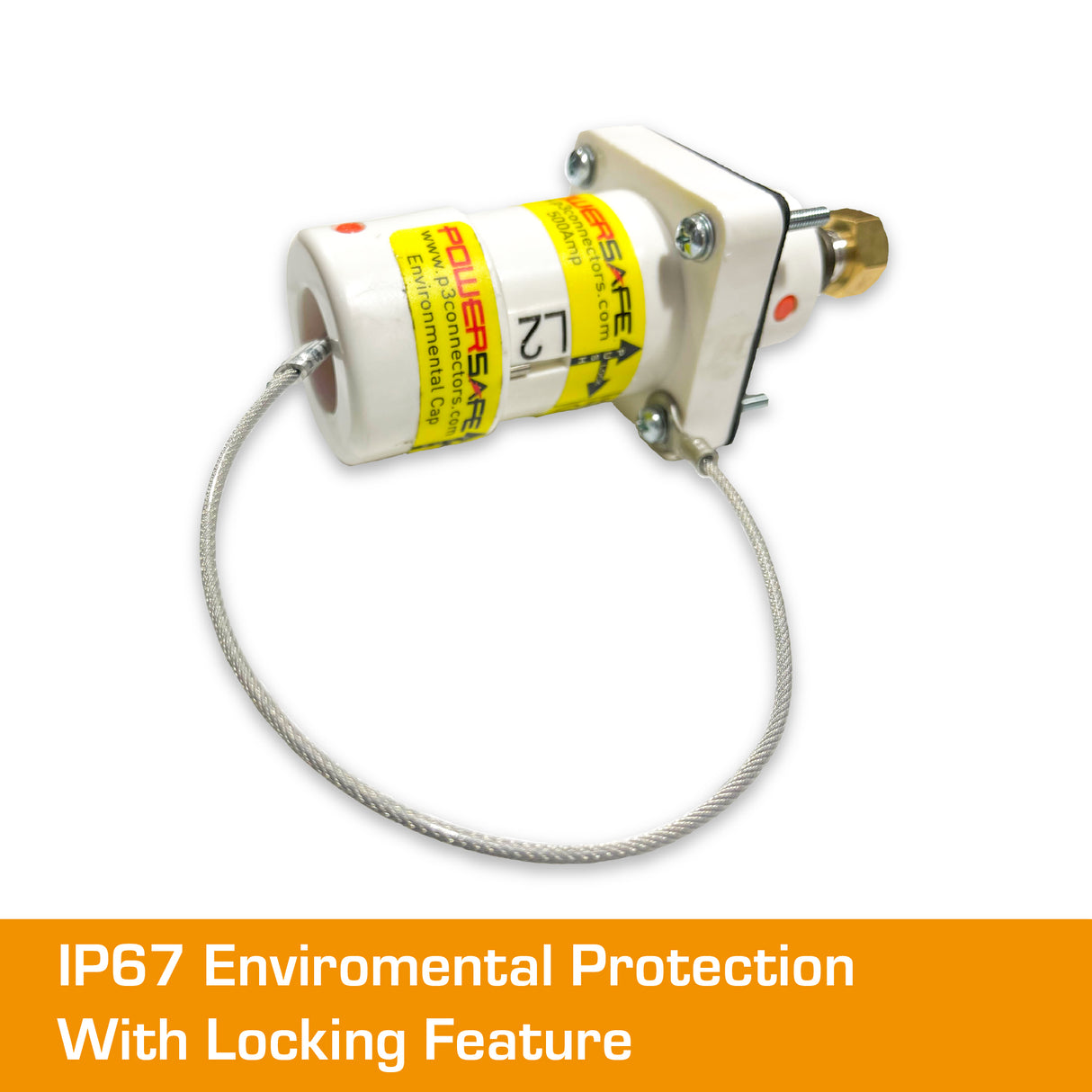 POWERSAFE Panel Source White IP67 Environmental Cap