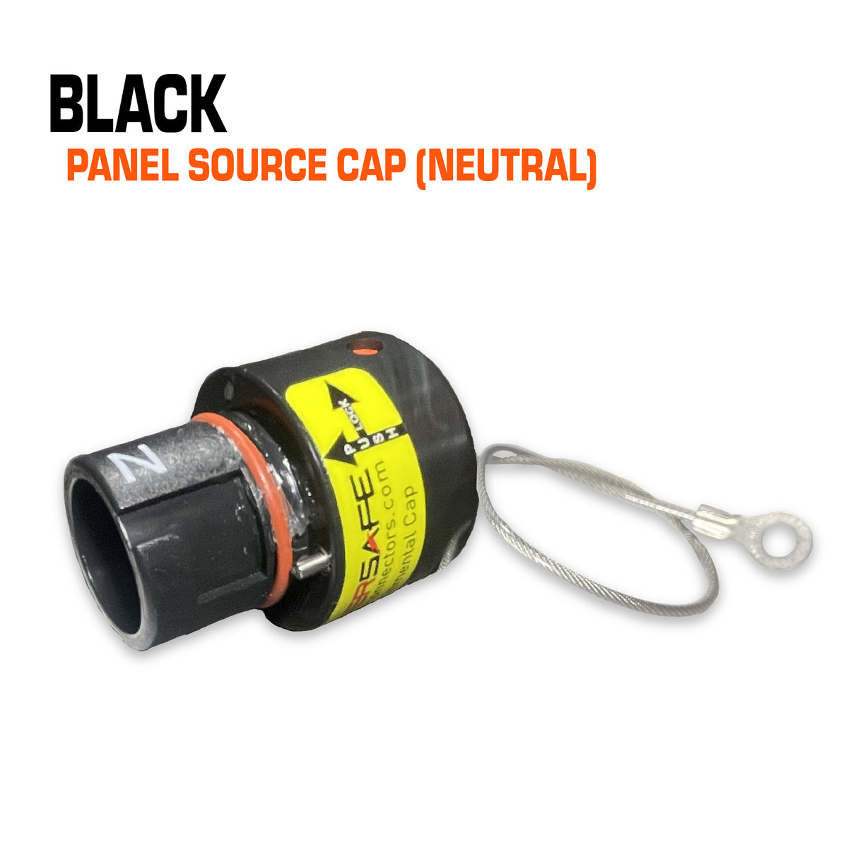 POWERSAFE Panel Source Black IP67 Environmental Cap – EVENTPOWER EQUIPMENT