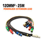 PowerLock extension lead cable set 120mm², 25 metre.