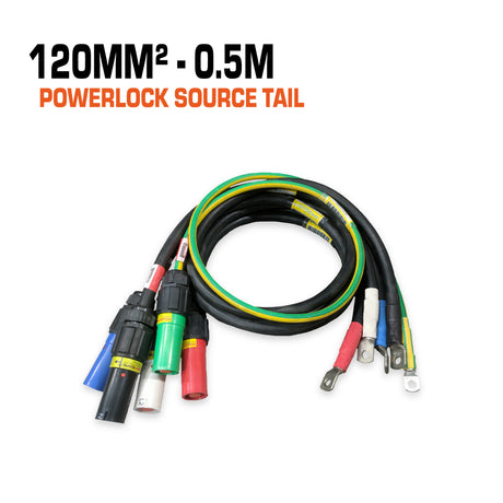 PowerLock source tail cable 120mm², 0.5 metre.