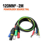 PowerLock source tail cable 120mm², 2 metre.