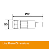 POWERSAFE Line Drain 500A White